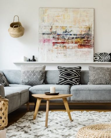 Tribal Accented Livingroom